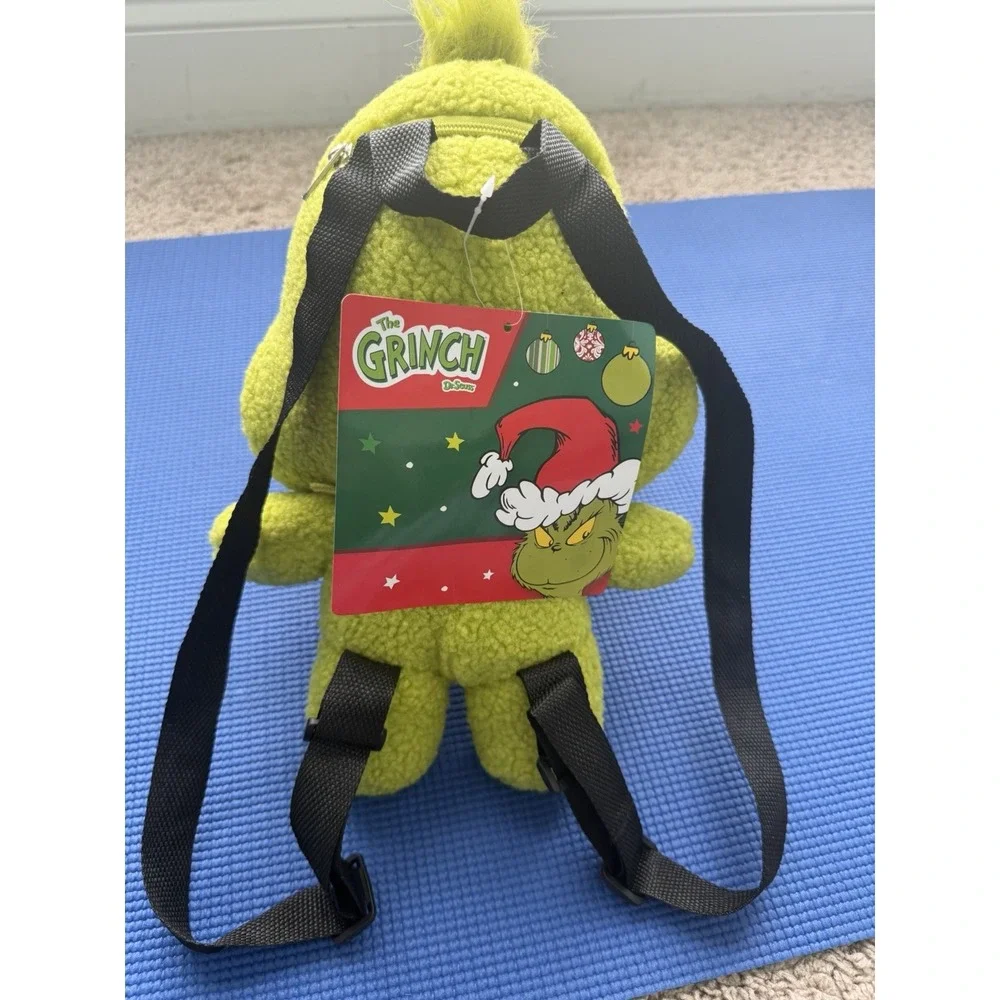 NEW The Dr. Seuss Grinch Sherpa Plush Kids' Plush 15/16